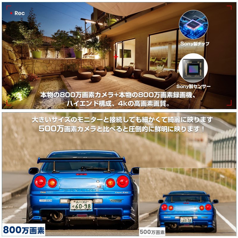 poe 8mp camera dome